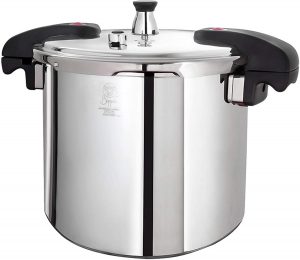 Buffalo QCP420 21-Quart Stainless Steel Pressure Cooker