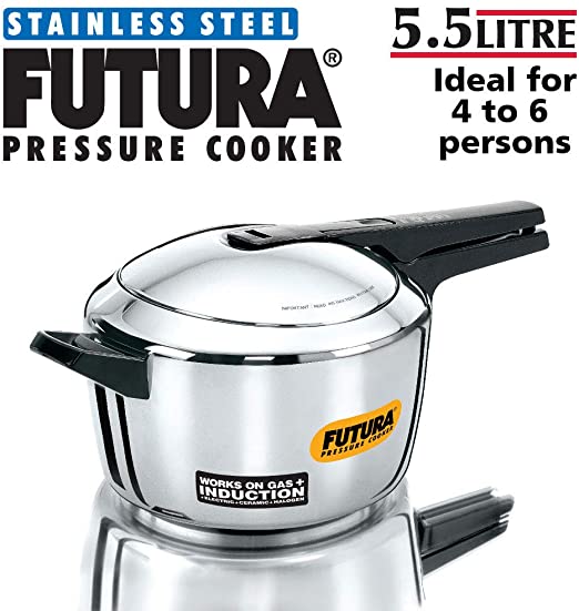 Hawkins-Futura F-56 Futura Induction Compatible Pressure Cooker