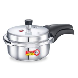Prestige 3L Alpha Deluxe Induction Base Stainless-Steel Pressure Cooker