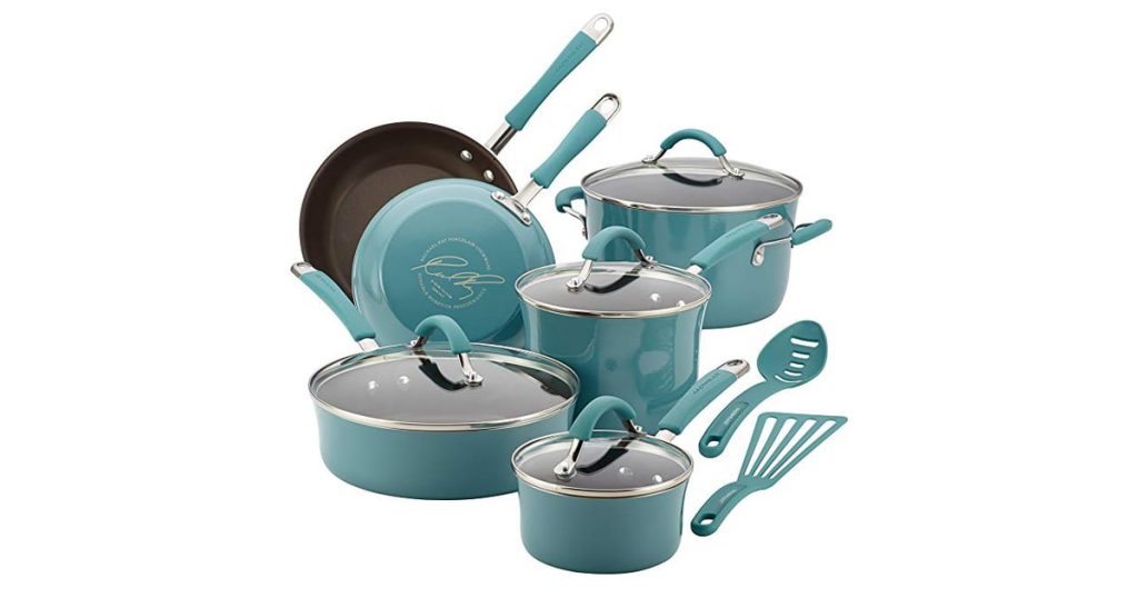 Rachael Ray 16344 Cucina Non-stick Cookware Pots and Pans Set