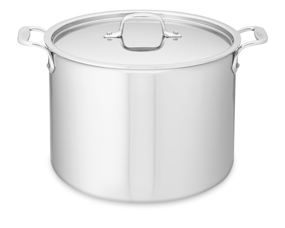 All-Clad D3 Stainless Steel 12 Qt. Covered Stock Pot